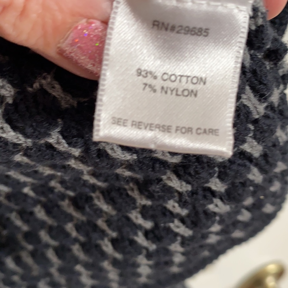 Pendleton Jacket Style Sweater With Honeycomb Des… - image 4